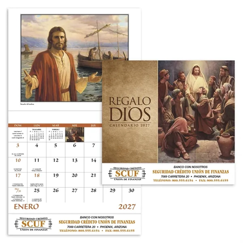 Main photo of Regalo De Dios Stapled Calendar