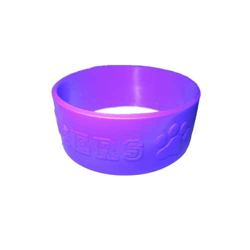 Main photo of 1" Inch Embossed Custom Silicone Wristbands