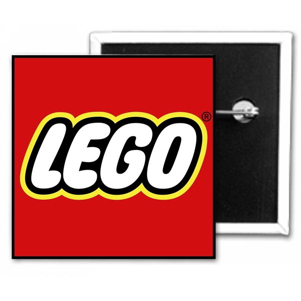 Custom color option for 2" X 2" Inch Square Custom Button