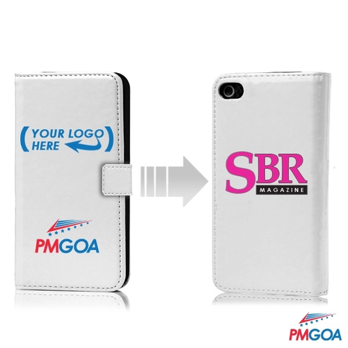 Main photo of Custom Leather Flip Iphone 4/4 S Case