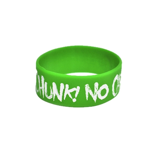 Green color option for 1" Inch Custom Printed Wristbands