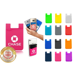 Photo of Silicone Cell Phone Smart Phone Wallet Card Holder
