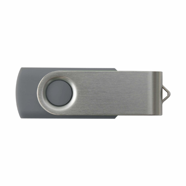 Gray color option for Custom Swivel Usb Flash Drives