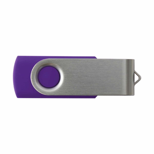 Purple color option for Custom Swivel Usb Flash Drives