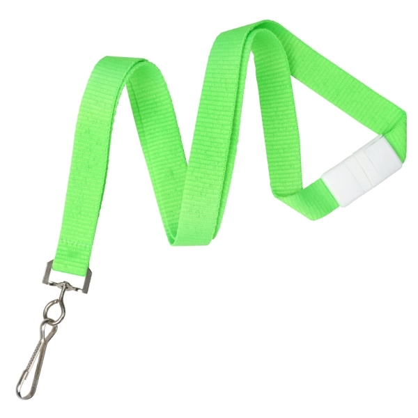 Neon Green color option for Neon Stock Blank Lanyard
