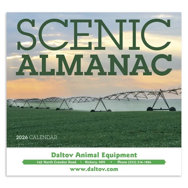 White color option for Scenic Almanac Calendar