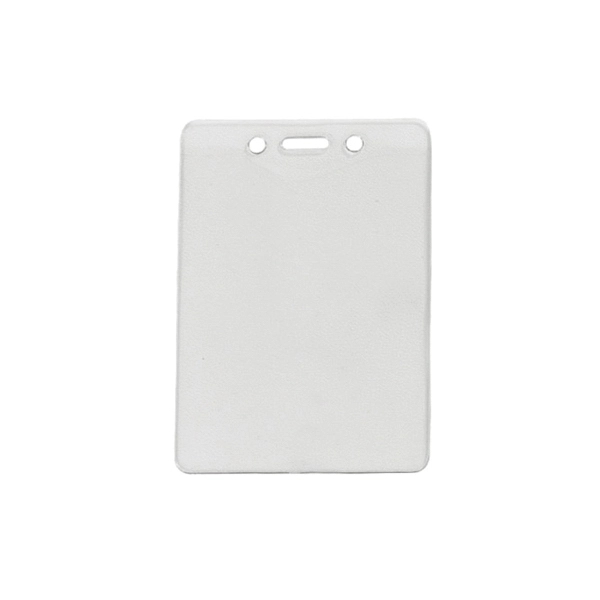 Clear color option for Clear Vinyl Vertical Gov't/Military Card Badge Holder
