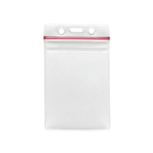 Photo of Clear Vinyl Vertical Gov't/Military Card Badge Holder