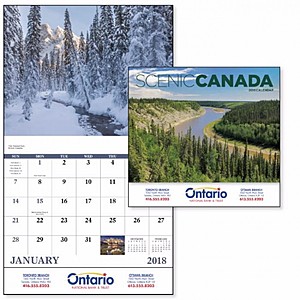 Photo of Scenic Canada Stapled Calendar