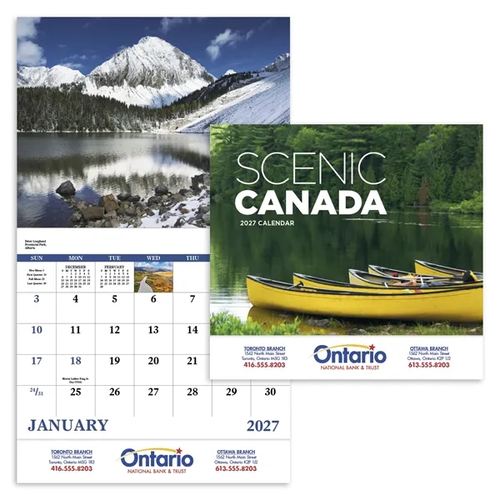 Main photo of Scenic Canada Stapled Calendar