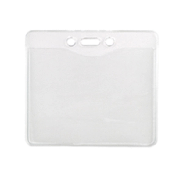 Clear color option for Top Load Badge Holder All Weather W/Slot/Chain Holes