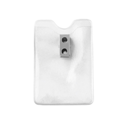 Main photo of Vertical Top Load Badge Holder W/2 Hole Clip