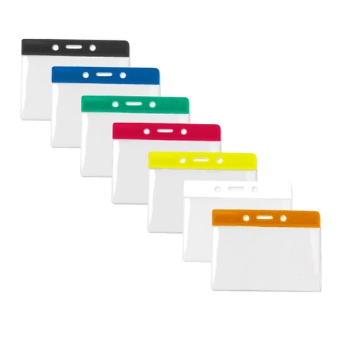 Main photo of Horizontal Top Load Color Bar Badge Holder