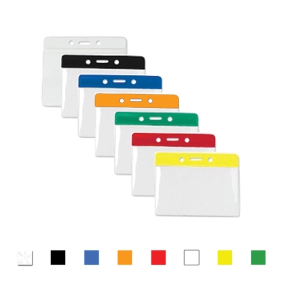 Yellow color option for Horizontal Top Load Color Bar Badge Holder