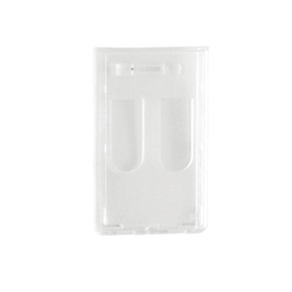 Clear color option for Vertical/Side Top Load Poly Carbonate 2 Card Dispenser