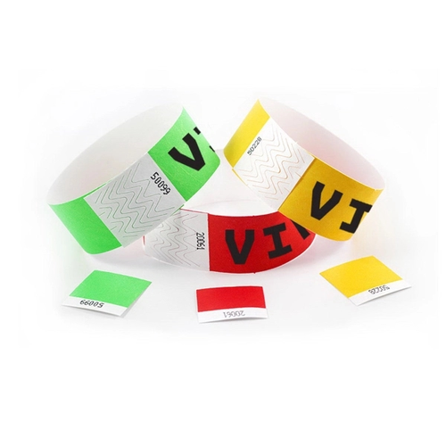 Main photo of Custom Tyvek® Wrist Band Stub
