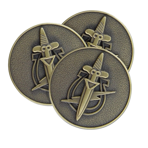 Main photo of 1.5" Brass Challenge Coins