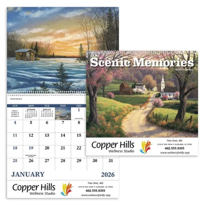 Photo of Scenic Memories Spiral Calendar