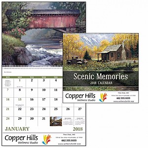 Photo of Scenic Memories Spiral Calendar