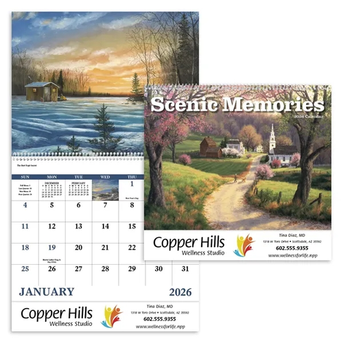 Main photo of Scenic Memories Spiral Calendar
