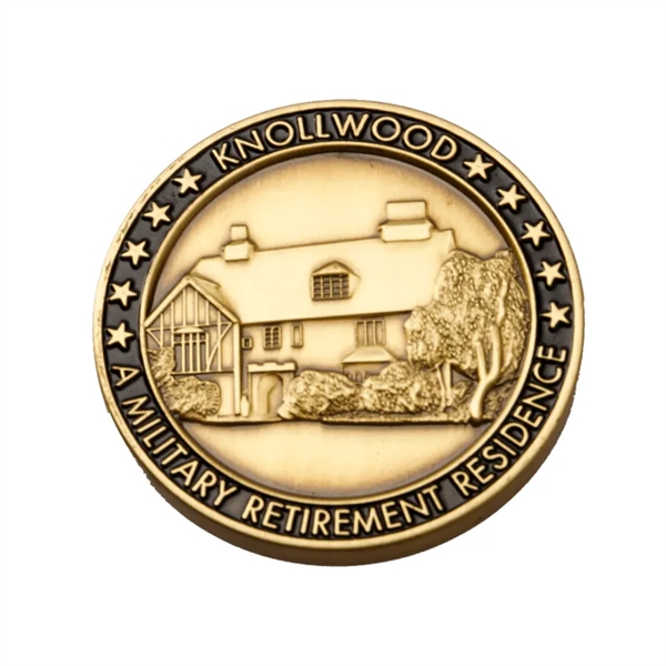 Silver color option for 1.75" Zinc Challenge Coins