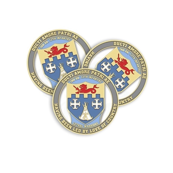 Silver color option for 2.75" Zinc Challenge Coins