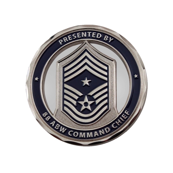 Silver color option for 3" Zinc Challenge Coins