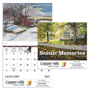 Photo of Scenic Memories Stapled Calendar