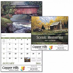 Photo of Scenic Memories Stapled Calendar
