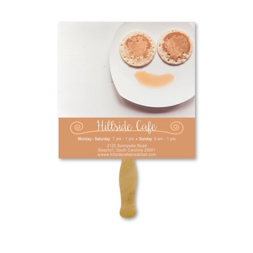 Main photo of Deluxe Hand Fan  Square