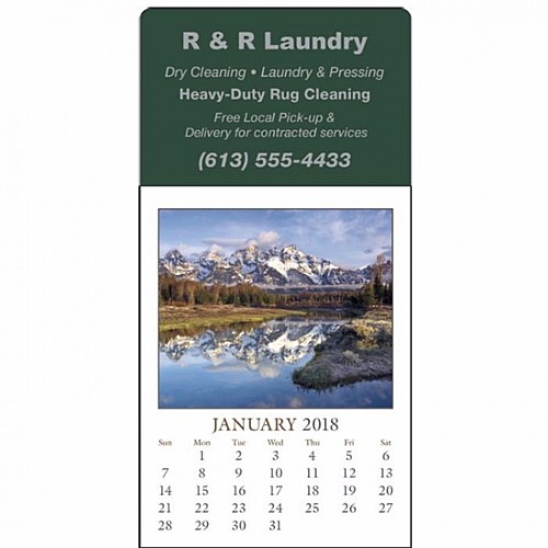 Photo of Scenic Stick Up Grid Calendar