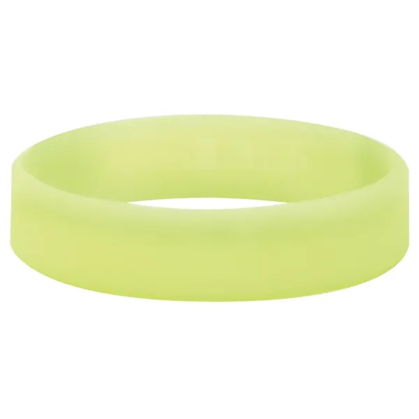 Glow-In-The-Dark color option for Silicone Awareness Bracelet