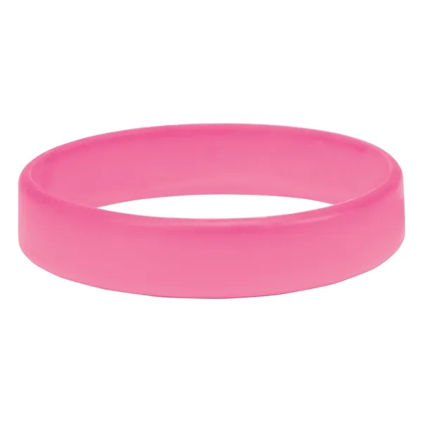 Pink color option for Silicone Awareness Bracelet