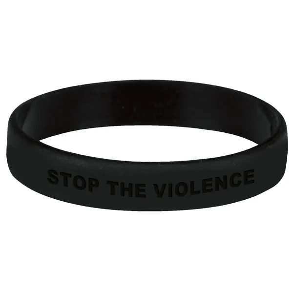 White color option for Silicone Awareness Bracelet