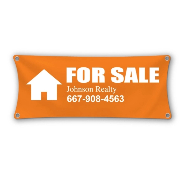 Orange color option for Vinyl Banners  5' X 10'