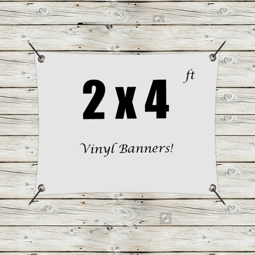 Main photo of Custom 2' X 4' Vinyl Banners