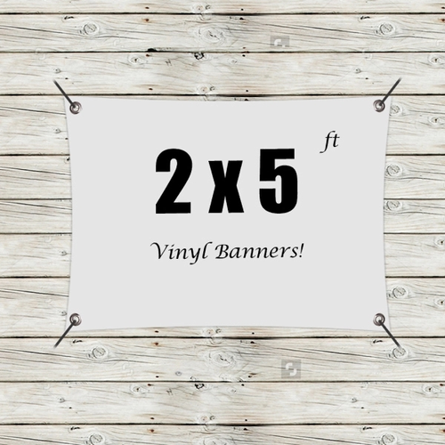 Main photo of Custom 2' X 5' Vinyl Banners