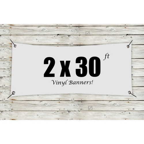 Main photo of Custom 2' X 30' Vinyl Banners