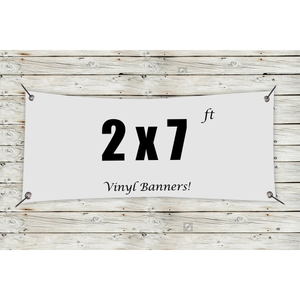Photo of Custom 2' X 7' Vinyl Banners