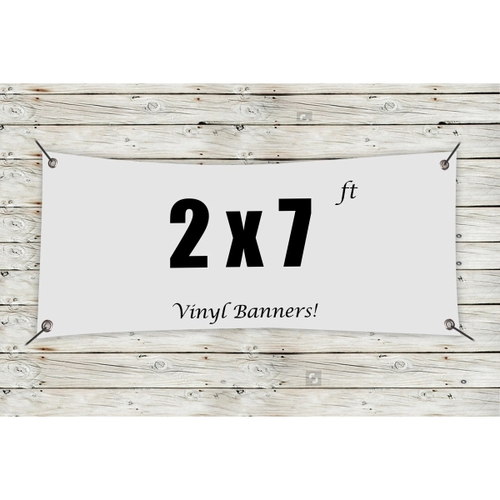 Main photo of Custom 2' X 7' Vinyl Banners