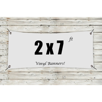 Custom 2' X 7' Vinyl Banners