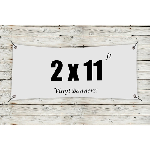 Main photo of Custom 2' X 11' Vinyl Banners