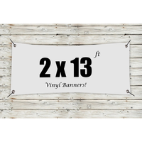 Custom 2' X 13' Vinyl Banners