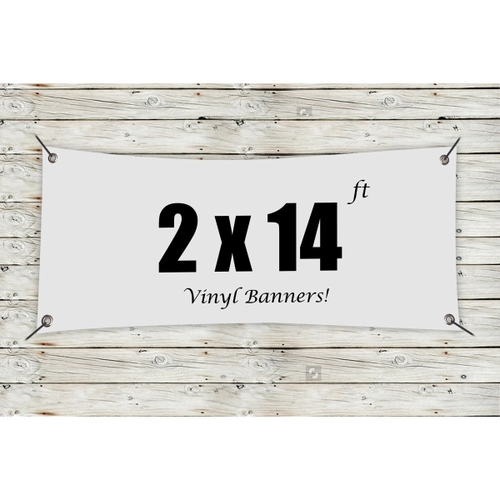Main photo of Custom 2' X 14' Vinyl Banners