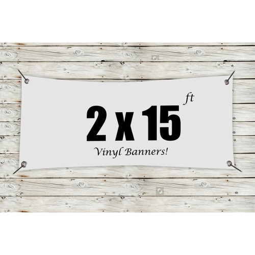 Main photo of Custom 2' X 15' Vinyl Banners