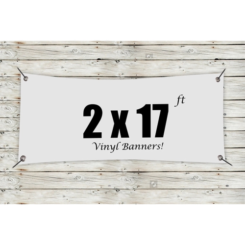 Main photo of Custom 2' X 17' Vinyl Banners