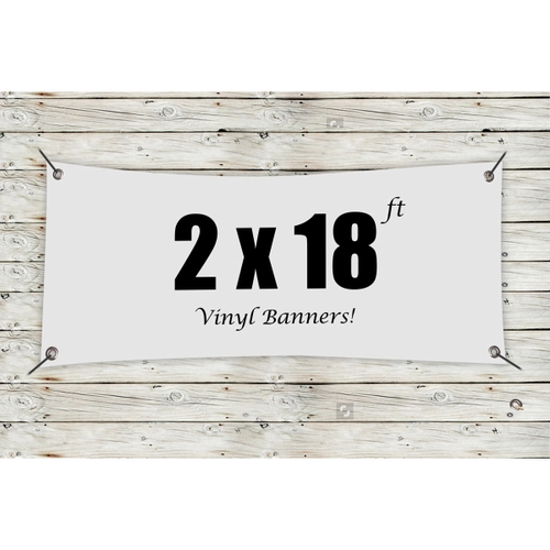 Main photo of Custom 2' X 18' Vinyl Banners