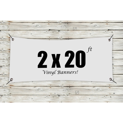 Main photo of Custom 2' X 20' Vinyl Banners