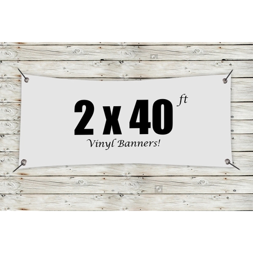 Main photo of Custom 2' X 40' Vinyl Banners