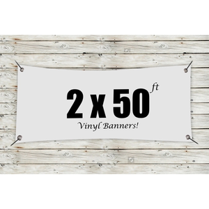 Photo of Custom 2' X 50' Vinyl Banners